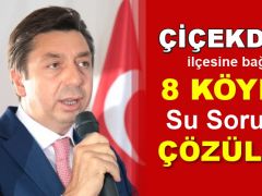 8 Köyde Su Sorunu Çözüldü