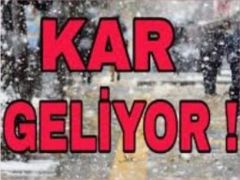 KAR GELİYOR